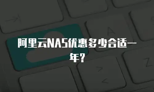 阿里云NAS优惠多少合适一年？