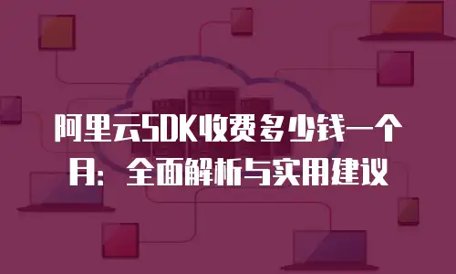 阿里云SDK收费多少钱一个月：全面解析与实用建议