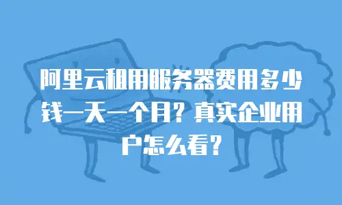 阿里云租用服务器费用多少钱一天一个月？真实企业用户怎么看？