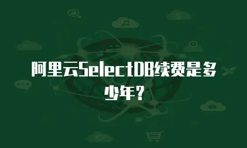 阿里云SelectDB续费是多少年？