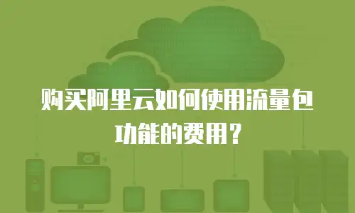 购买阿里云如何使用流量包功能的费用？