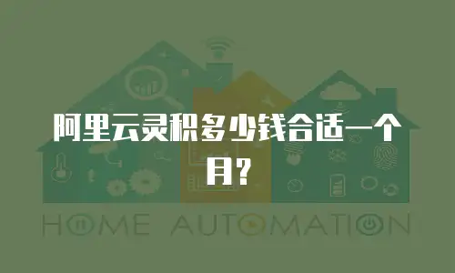 阿里云灵积多少钱合适一个月？