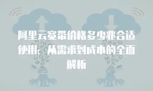 阿里云宽带价格多少兆合适使用：从需求到成本的全面解析