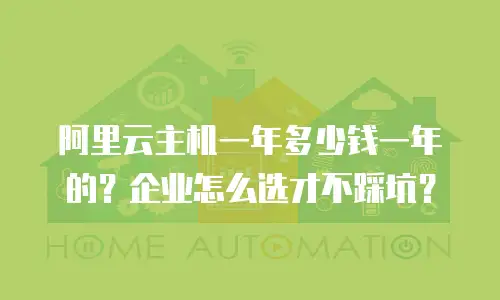 阿里云主机一年多少钱一年的？企业怎么选才不踩坑？
