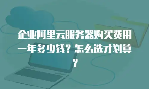 企业阿里云服务器购买费用一年多少钱？怎么选才划算？