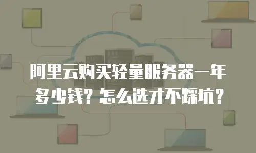 阿里云购买轻量服务器一年多少钱？怎么选才不踩坑？