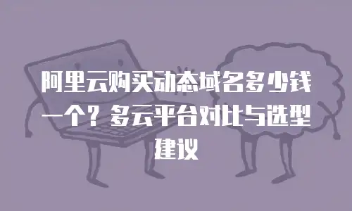 阿里云购买动态域名多少钱一个？多云平台对比与选型建议