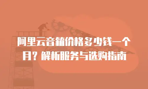阿里云音箱价格多少钱一个月？解析服务与选购指南