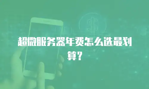 超微服务器年费怎么选最划算？