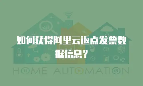 如何获得阿里云返点发票数据信息？