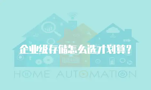 企业级存储怎么选才划算？