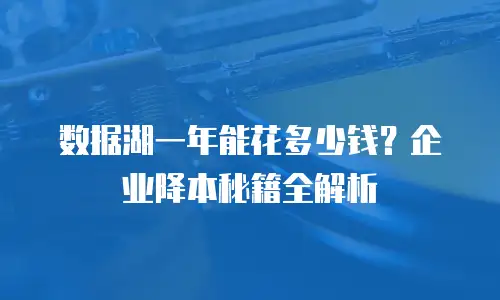 数据湖一年能花多少钱？企业降本秘籍全解析
