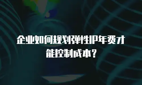 企业如何规划弹性IP年费才能控制成本？