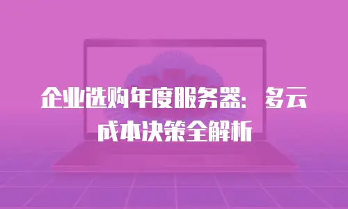企业选购年度服务器：多云成本决策全解析