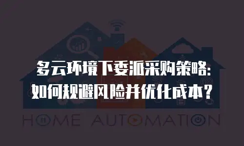多云环境下委派采购策略：如何规避风险并优化成本？