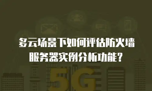 多云场景下如何评估防火墙服务器实例分析功能？