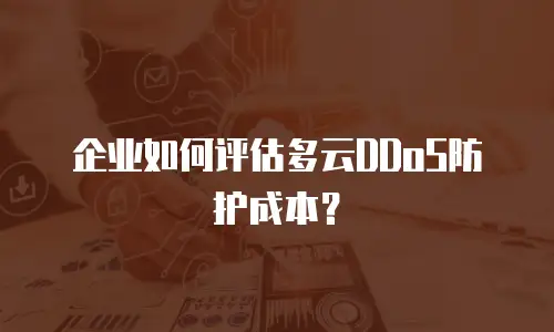 企业如何评估多云DDoS防护成本？