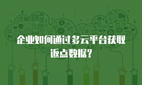 企业如何通过多云平台获取返点数据？