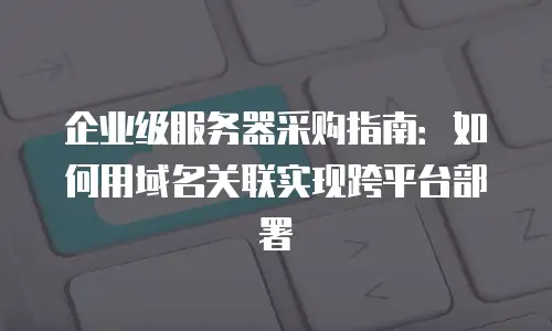 企业级服务器采购指南：如何用域名关联实现跨平台部署