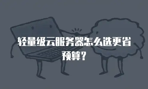 轻量级云服务器怎么选更省预算？
