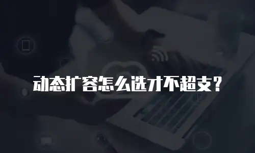动态扩容怎么选才不超支？