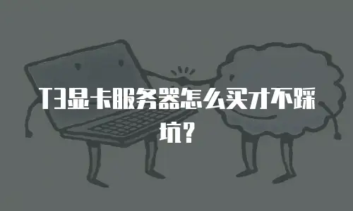 T3显卡服务器怎么买才不踩坑？