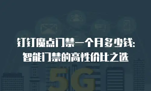钉钉魔点门禁一个月多少钱：智能门禁的高性价比之选