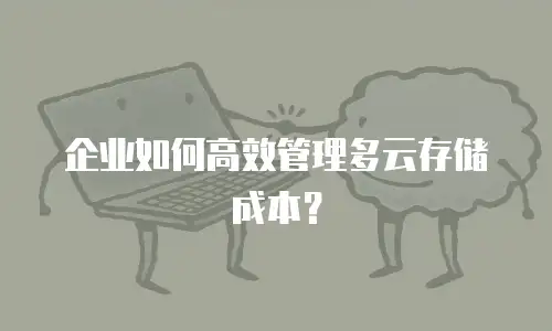 企业如何高效管理多云存储成本？