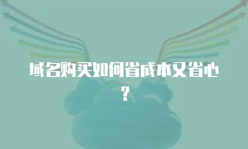 域名购买如何省成本又省心？
