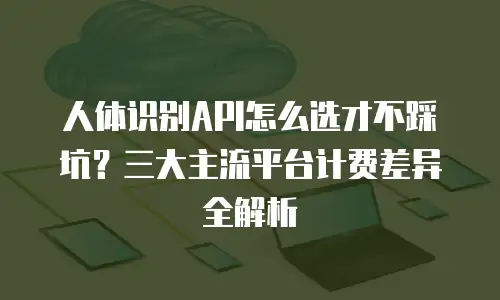 人体识别API怎么选才不踩坑？三大主流平台计费差异全解析