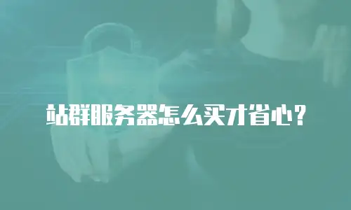 站群服务器怎么买才省心？