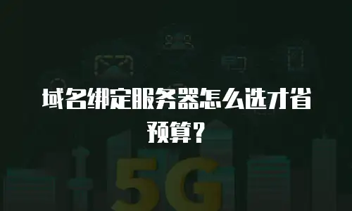 域名绑定服务器怎么选才省预算？