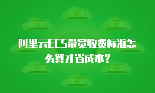 阿里云ECS带宽收费标准怎么算才省成本？