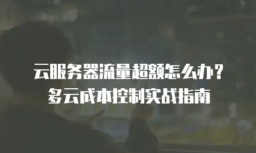 云服务器流量超额怎么办？多云成本控制实战指南