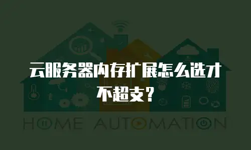 云服务器内存扩展怎么选才不超支？