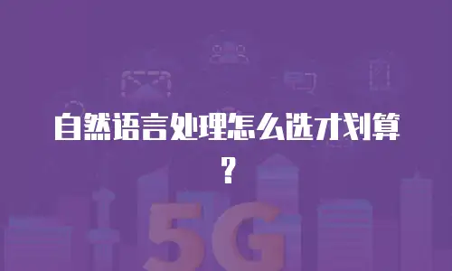 自然语言处理怎么选才划算？
