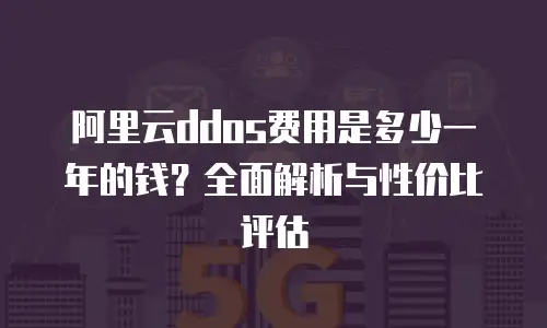 阿里云ddos费用是多少一年的钱？全面解析与性价比评估