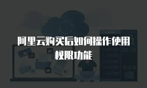 阿里云购买后如何操作使用权限功能