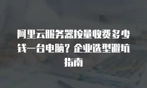 阿里云服务器按量收费多少钱一台电脑？企业选型避坑指南