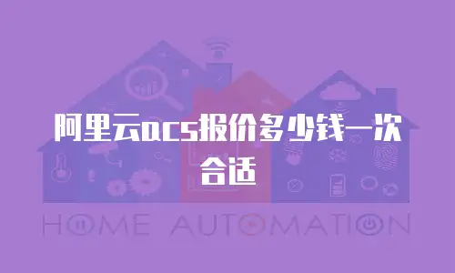 阿里云acs报价多少钱一次合适