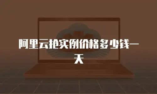 阿里云抢实例价格多少钱一天