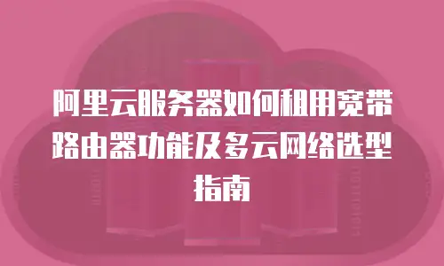 阿里云服务器如何租用宽带路由器功能及多云网络选型指南
