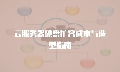 云服务器硬盘扩容成本与选型指南