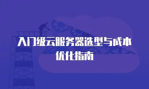 入门级云服务器选型与成本优化指南