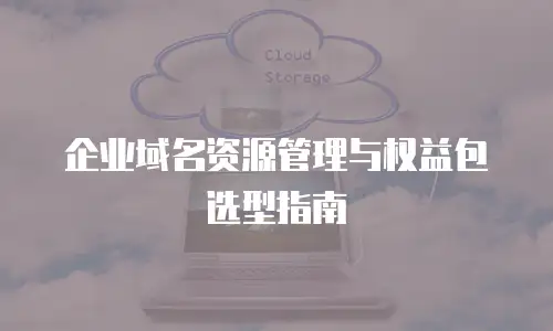 企业域名资源管理与权益包选型指南
