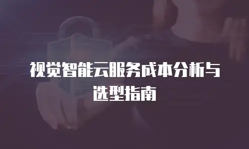 视觉智能云服务成本分析与选型指南