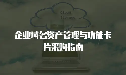 企业域名资产管理与功能卡片采购指南