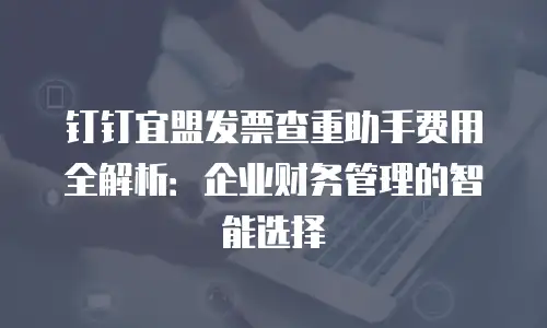 钉钉宜盟发票查重助手费用全解析：企业财务管理的智能选择
