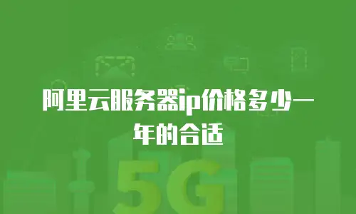 阿里云服务器ip价格多少一年的合适