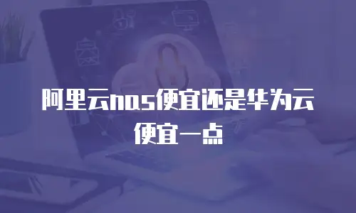 阿里云nas便宜还是华为云便宜一点